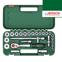 Jogo Chave Roquete 1/2" Bosch - 25PCS