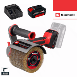 Lixadeira Rolo Einhell TP-BR 18/32 Li BL - Solo + Bateria 18V 4.0Ah + Carregador