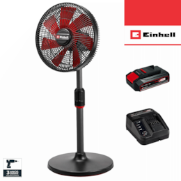 Ventoinha Einhell GE-CF 18/320 P Li - Solo + Bateria 18V 2.5Ah + Carregador