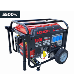  Gerador Loncin Monofásico LC6500DAS 5500W c/ Arranque Elétrico