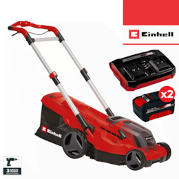 Corta Relva Einhell GP-CM 36/450 + 2 Baterias 18V 4.0Ah + Carregador Duplo
